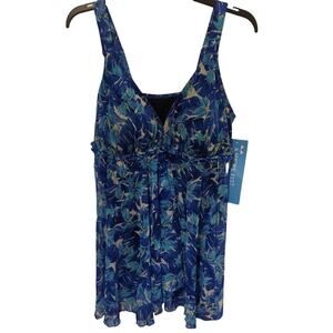 A Shore Fit Swim Dress, NWT, 18W